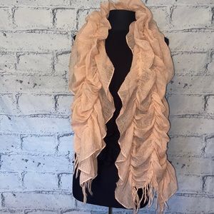 Anthropologie Pink Scarf
